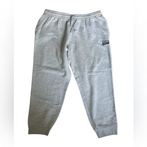 Adidas Light Gray Sweatpants with Logo